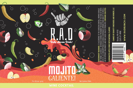 R.A.D REALLY AWESOME DRINKS! MOJITO CALIENTE! WINE COCKTAIL trademark