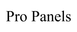 PRO PANELS trademark