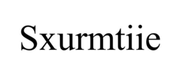 SXURMTIIE trademark