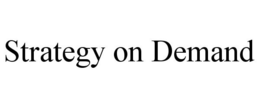 STRATEGY ON DEMAND trademark