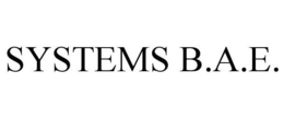 SYSTEMS B.A.E. trademark