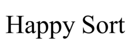 HAPPY SORT trademark