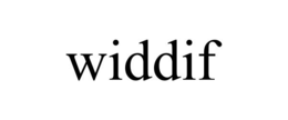 WIDDIF trademark