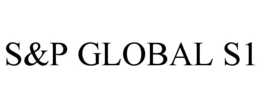 S&P GLOBAL S1 trademark