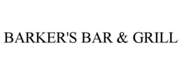BARKER'S BAR & GRILL trademark