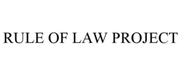 RULE OF LAW PROJECT trademark