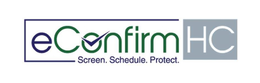 ECONFIRM SCREEN. SCHEDULE. PROTECT. HC trademark