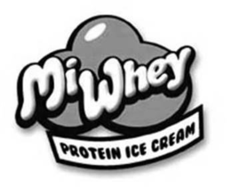 MIWHEY PROTEIN ICE CREAM trademark