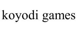 KOYODI GAMES trademark
