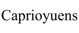 CAPRIOYUENS trademark