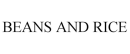 BEANS AND RICE trademark