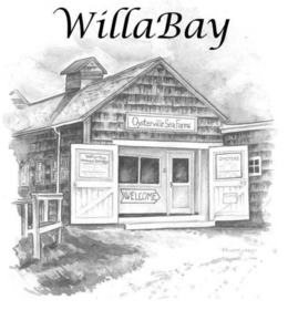 WILLABAY OYSTERVILLE SEA FARMS WILLAPA BAY SMOKED OYSTERS WELCOME OYSTERS CLAMS trademark