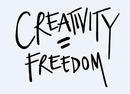 CREATIVITY = FREEDOM trademark
