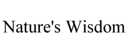 NATURE'S WISDOM trademark