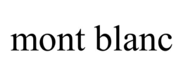 MONT BLANC trademark