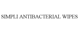 SIMPLI ANTIBACTERIAL WIPES trademark