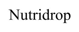 NUTRIDROP trademark