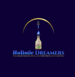 HD HOLISTIC DREAMERS HEALING OF THE MIND, BODY, AND SPIRIT THROUGH NATURES' OILS. trademark
