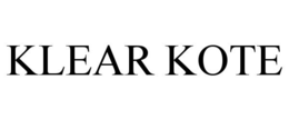 KLEAR KOTE trademark
