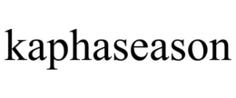 KAPHASEASON trademark
