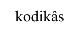 KODIKÂS trademark