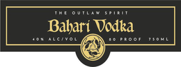 THE OUTLAW SPIRIT BAHARI VODKA 40% ALC/VOL 80 PROOF 750 ML trademark