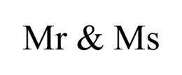 MR & MS trademark