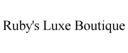 RUBY'S LUXE BOUTIQUE trademark
