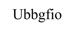 UBBGFIO trademark
