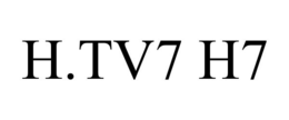H.TV7 H7 trademark