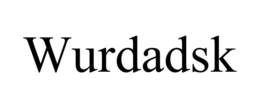 WURDADSK trademark