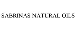 SABRINAS NATURAL OILS trademark