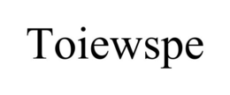 TOIEWSPE trademark