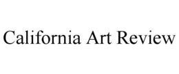 CALIFORNIA ART REVIEW trademark