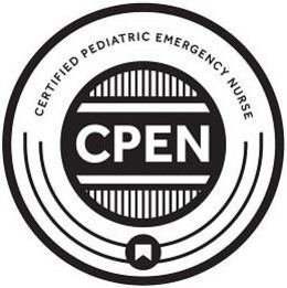 CERTIFIED PEDIATRIC EMERGENCY NURSE CPEN trademark