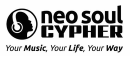 NEO SOUL CYPHER YOUR MUSIC, YOUR LIFE, YOUR WAY trademark