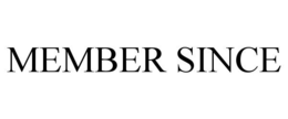 MEMBER SINCE trademark