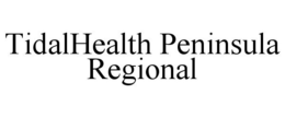 TIDALHEALTH PENINSULA REGIONAL trademark
