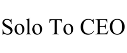 SOLO TO CEO trademark