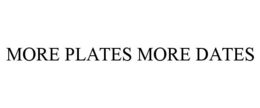MORE PLATES MORE DATES trademark
