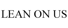 LEAN ON US trademark