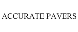 ACCURATE PAVERS trademark