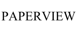 PAPERVIEW trademark