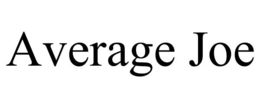 AVERAGE JOE trademark
