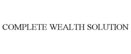 COMPLETE WEALTH SOLUTION trademark