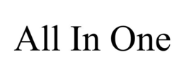 ALL IN ONE trademark