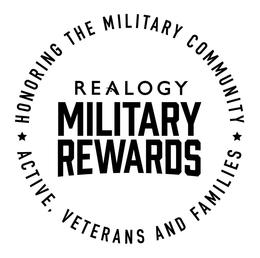 REALOGY MILITARY REWARDS HONORING THE MILITARY COMMUNITY ACTIVE, VETERANS AND FAMILIES trademark