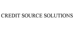 CREDIT SOURCE SOLUTIONS trademark