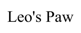 LEO'S PAW trademark