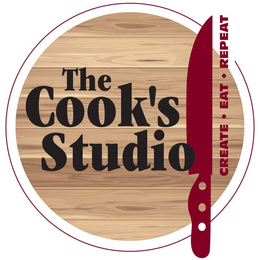 THE COOK'S STUDIO CREATE. EAT. REPEAT trademark